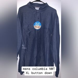 Mens NWOT XL columbia button down longsleeve
